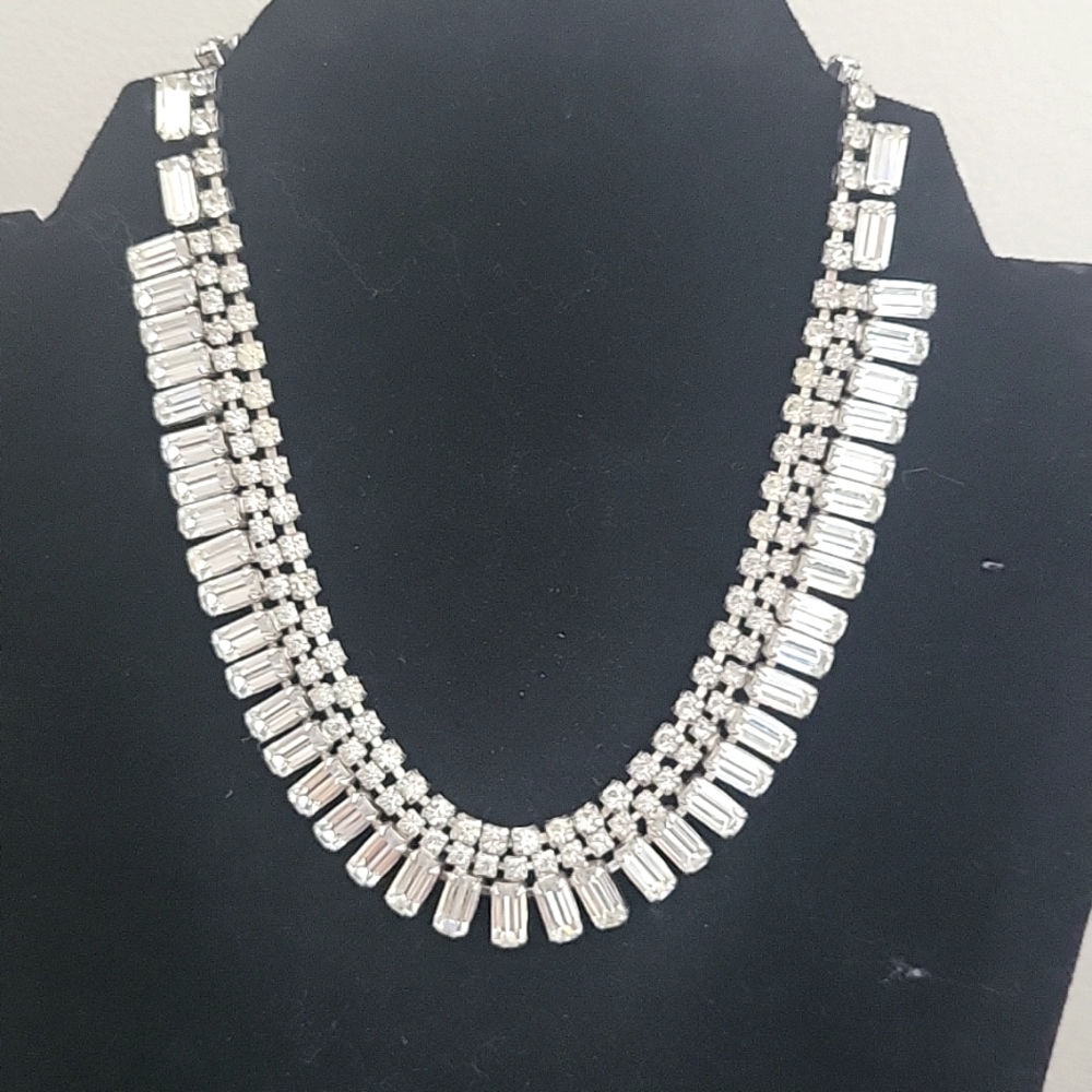 Vintage Albert Weiss Crystal Rhinestone Necklace